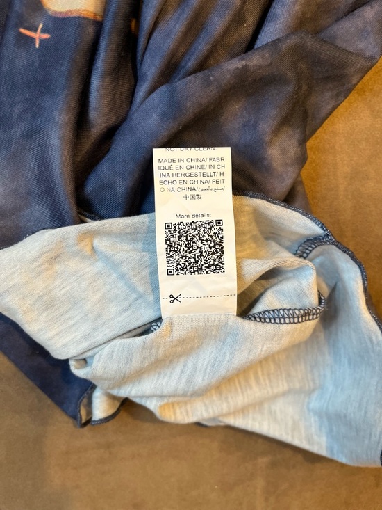 ROMWE Blue Short Sleeve Tee with Red Mushroom Graphic - Picture 6 of 8